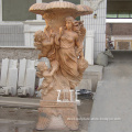 Hand Carved decorative garden stone flower pot
